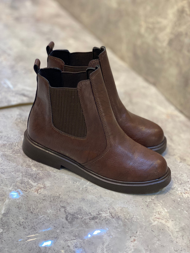 نیمبوت زنانه زیره پیو چرم سوگو سایز 37 تا 40