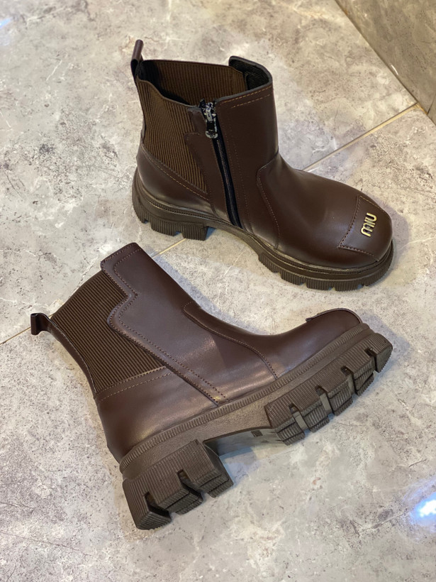 نیمبوت زنانه زیره پیو مدل miu miu سایز 37 تا 40